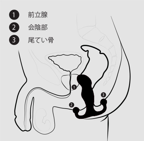 今までとはここが違う！3か所同時刺激